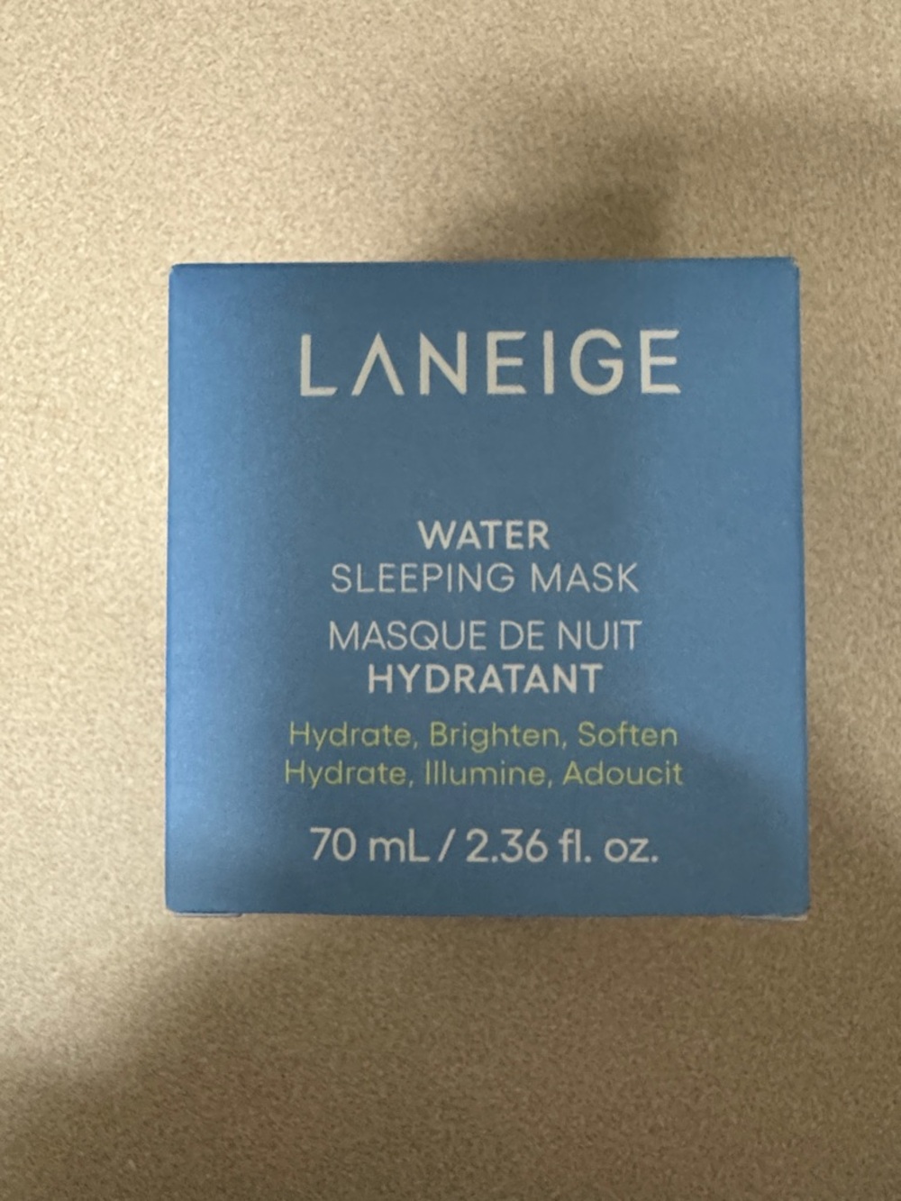 LANEIGE Water Sleeping Mask - Sky Blue Box
